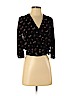 Madewell 100% Viscose Black Long Sleeve Blouse Size XXS - photo 1