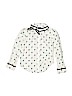 Janie and Jack 100% Cotton White Long Sleeve Button-Down Shirt Size 4 - photo 1