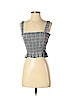 Kendall & Kylie Gray Sleeveless Blouse Size S - photo 1