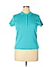 Talbots 100% Cotton Blue Short Sleeve Polo Size XL - photo 1