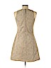 Rebecca Taylor 100% Leather Tan Cocktail Dress Size 10 - photo 2