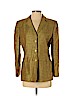 Linda Allard Ellen Tracy 100% Linen Green Blazer Size 4 - photo 1