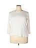 J. Crew Factory Store 100% Cotton White Long Sleeve Top Size XXL - photo 1