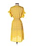 Max Studio 100% Polyester Yellow Casual Dress Size P (petite) - photo 2