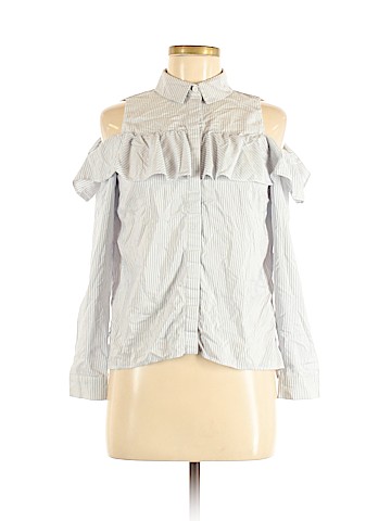 Topshop Long Sleeve Blouse (view 1)