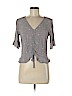 American Eagle Outfitters 100% Viscose Gray Short Sleeve Blouse Size M - photo 1