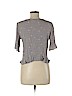 American Eagle Outfitters 100% Viscose Gray Short Sleeve Blouse Size M - photo 2