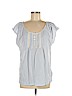 Denim & Supply Ralph Lauren 100% Cotton Blue Short Sleeve Blouse Size XL - photo 1