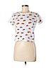 Love Peace & Lazy Days 100% Cotton White Short Sleeve T-Shirt Size M - photo 1