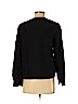 Whistles 100% Silk Black Long Sleeve Silk Top Size 4 - photo 2