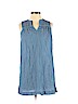Ann Taylor LOFT Blue Casual Dress Size XS (petite) - photo 1