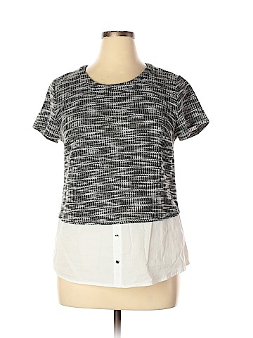 Maison Jules Short Sleeve Blouse (view 1)