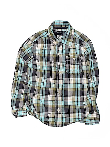 Carter's Long Sleeve Button-Down Shirt (view 1)
