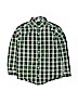 Gymboree 100% Cotton Green Long Sleeve Button-Down Shirt Size 7 - 8 - photo 1