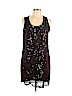 Simply Vera Vera Wang 100% Polyester Brown Cocktail Dress Size L (petite) - photo 1