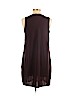 Simply Vera Vera Wang 100% Polyester Brown Cocktail Dress Size L (petite) - photo 2