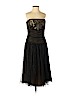 Carmen Marc Valvo Black Cocktail Dress Size 6 - photo 1