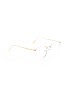 Assorted Brands Solid Gold Sunglasses One size - photo 1