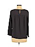 Ann Taylor LOFT 100% Polyester Gray Long Sleeve Blouse Size M (petite) - photo 2