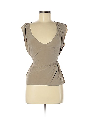 Bottega Veneta Short Sleeve Silk Top (view 1)
