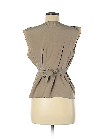 Bottega Veneta Short Sleeve Silk Top (view 2)
