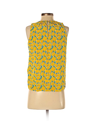 Lauren Gold Sleeveless Silk Top (view 2)