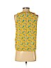 Lauren Gold 100% Silk Yellow Sleeveless Silk Top Size S - photo 2