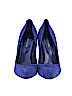 Sergio Rossi 100% Suede Blue Heels Size EU 37 - photo 2
