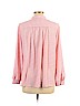 Ann Taylor LOFT 100% Polyester Pink Long Sleeve Blouse Size L (petite) - photo 2