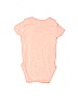 Carter's 100% Cotton Orange Short Sleeve Onesie 0-3 MO / 3 MO - photo 2