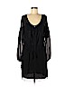 Gold Hawk 100% Silk Black Casual Dress Size M - photo 1
