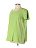Mimi Maternity Green Short Sleeve Top Size L - photo 1