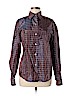 Linda Allard Ellen Tracy Brown Long Sleeve Blouse Size 6 - photo 1