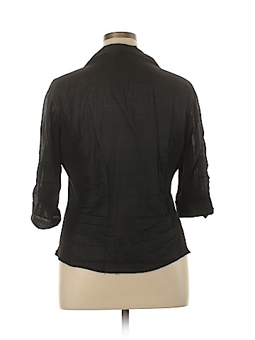 Ann Taylor LOFT Outlet 3/4 Sleeve Button-Down Shirt (view 2)