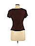 Trina Turk Brown Short Sleeve Top Size M - photo 2