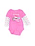 Holiday Time Pink Long Sleeve Onesie Size Newborn - photo 1