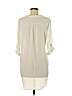 Lush 100% Polyester Ivory 3/4 Sleeve Blouse Size M - photo 2