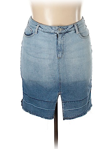 a.n.a. A New Approach Denim Skirt (view 1)