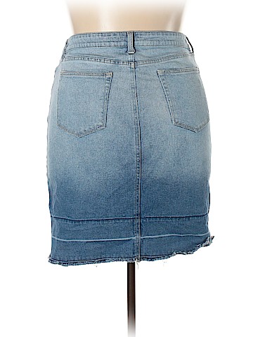 a.n.a. A New Approach Denim Skirt (view 2)