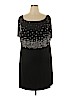 MSK Black Cocktail Dress Size 1X - photo 1