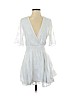 Charlotte Russe 100% Polyester White Casual Dress Size S - photo 1