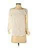 Ann Taylor LOFT 100% Polyester Ivory Long Sleeve Blouse Size XXS (petite) - photo 1