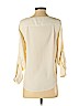 Ann Taylor LOFT 100% Polyester Ivory Long Sleeve Blouse Size XXS (petite) - photo 2