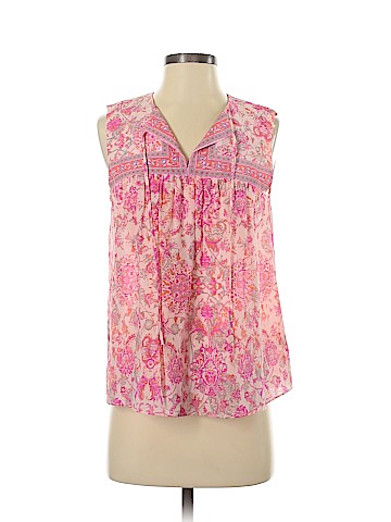 Rebecca Taylor Sleeveless Silk Top (view 1)