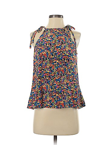 Rebecca Taylor Sleeveless Silk Top (view 1)