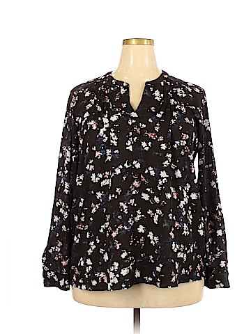 Simply Vera Vera Wang Long Sleeve Blouse (view 1)