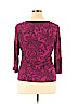Rafaella Purple Long Sleeve Top Size XL - photo 2