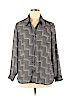 Venezia Jeans Clothing Co. 100% Polyester Gray Long Sleeve Blouse Size 14 - 16 - photo 1