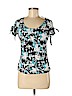 Ann Taylor LOFT Blue Short Sleeve Top Size M (petite) - photo 1