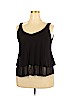 Ambiance Apparel 100% Rayon Black Sleeveless Top Size 2X - photo 1